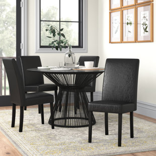 Wayfair | Black Wood Kitchen & Dining Chairs You'll Love in 2022